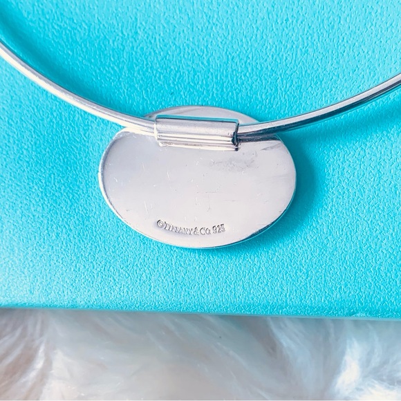 Tiffany & Co XL oval tag wire necklace - Picture 4 of 9